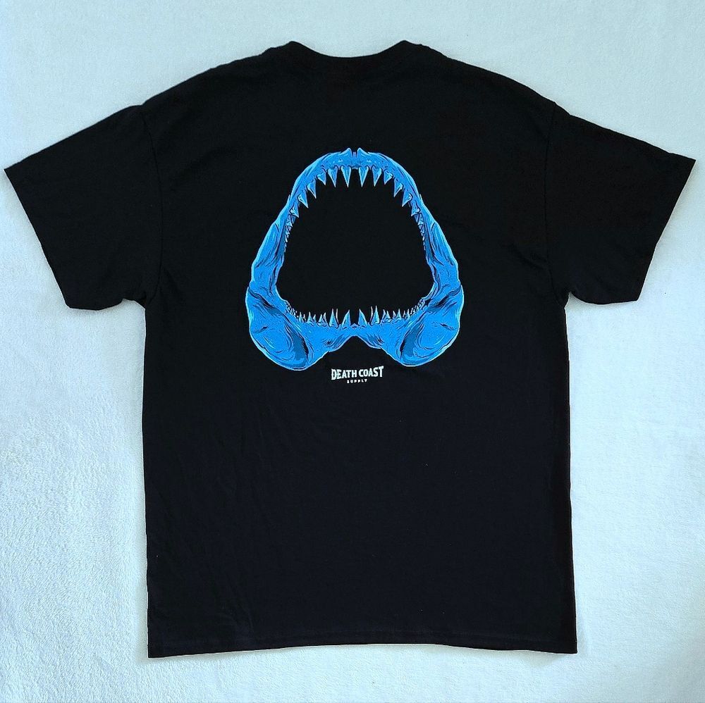 Death☠️ Coast Supply Shark🦈 Chondrocranium Graphic Tee👕 - NWOT